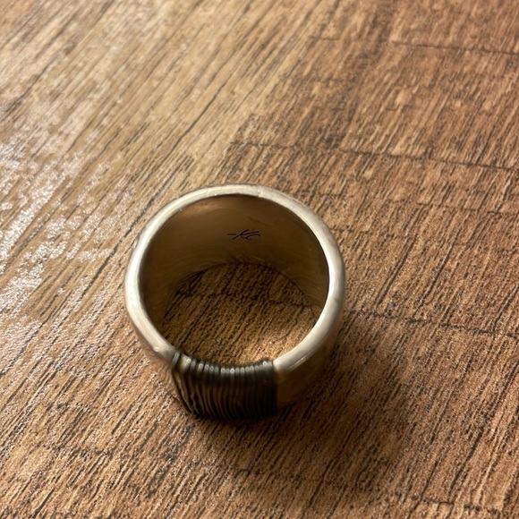 Kenneth Cole silver wrapped chunky ring - Picture 3 of 6